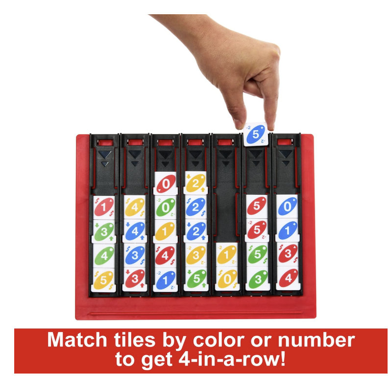 Mattel Games UNO Quatro Game.