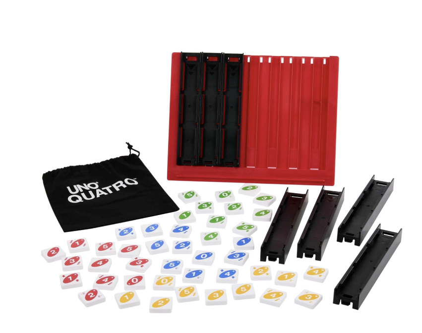 Mattel Games UNO Quatro Game.