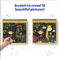 Travel Friendly Magical Scratch Art Book: Amazing Animals (Ages 3–8)