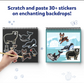 Travel Friendly Magical Scratch Art Book: Amazing Animals (Ages 3–8)