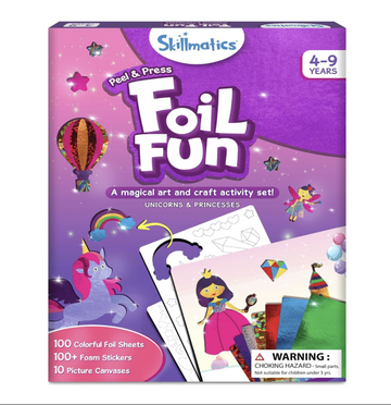 Skillmatics Foil Fun Unicorns & Princesses Art Kit.