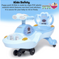 FUNRIDE GALAXY RIDEONS & WAGONS NON BATTERY OPRATED RIDE ON (BLUE)