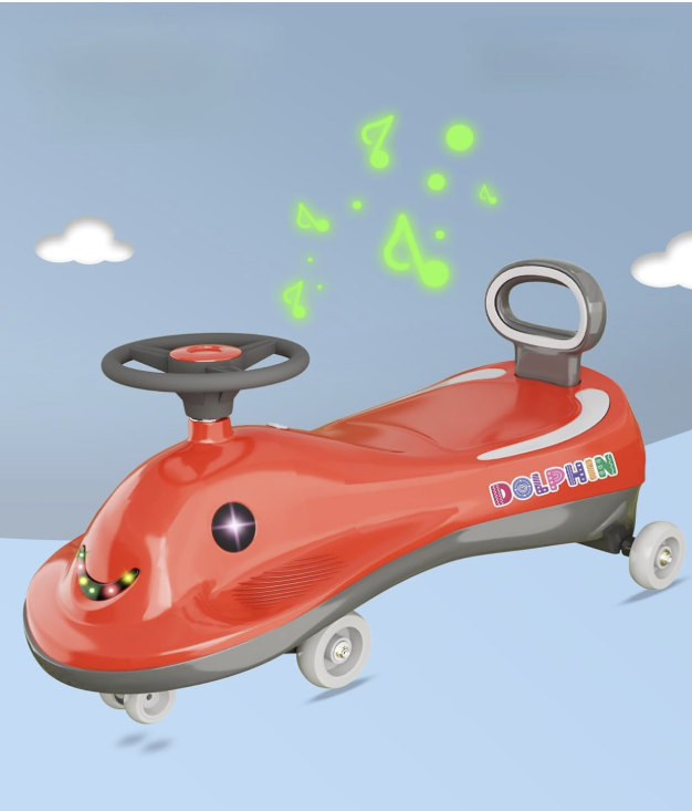 Mothertouch Rideons  Dolphin Swing Car for Kids.