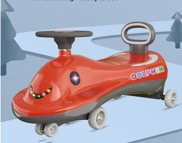 Mothertouch Rideons  Dolphin Swing Car for Kids.