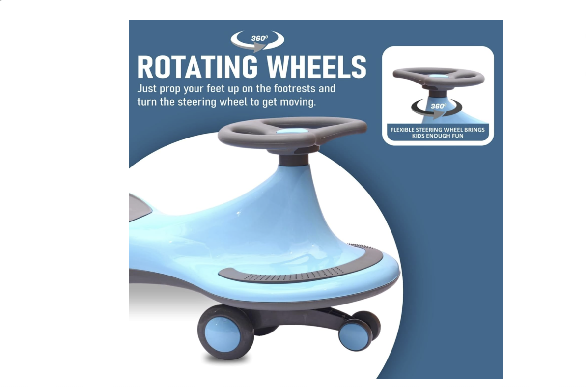 Chanak Magical Swing Ride-On Car (Blue)