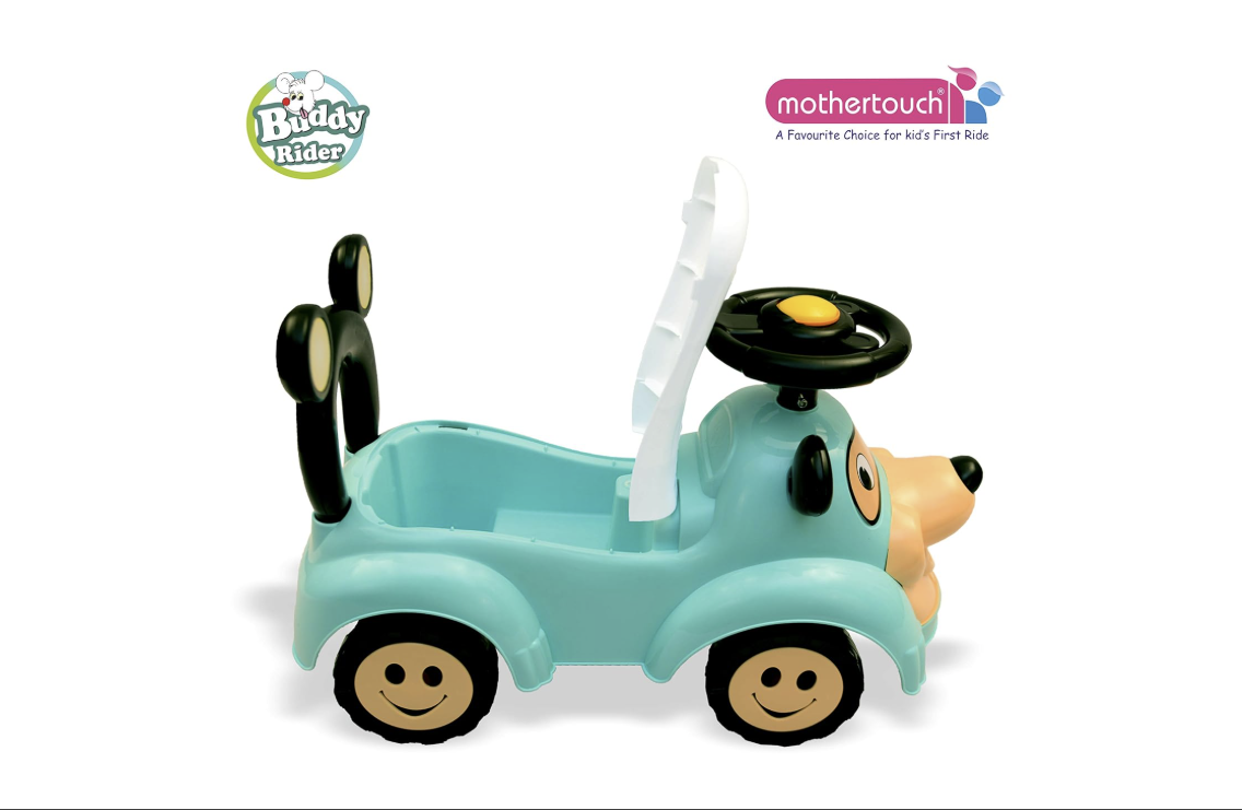 Mothertouch Buddy Rider Rideon Car (Sea Green)
