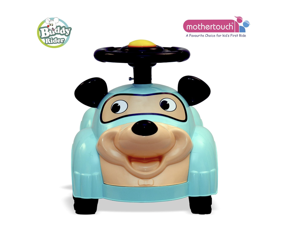 Mothertouch Buddy Rider Rideon Car (Sea Green)
