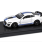 BURAGO 2020 Shelby Mustang GT500 white 1:64 Licensed Diecast Scale Model Car.