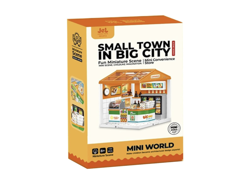 Miniature Convenience Store Playset – Small Town in Big City (Mini Convenience Store)