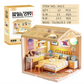 Miniature Bedroom Playset – Small Town in Big City (Mini Bedroom)