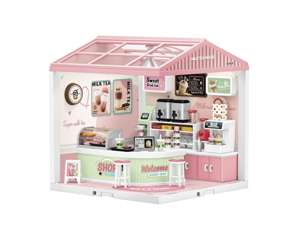 Small Town in Big City – Mini Milk Tea Shop Dollhouse (Mini Milk Tea Shop)