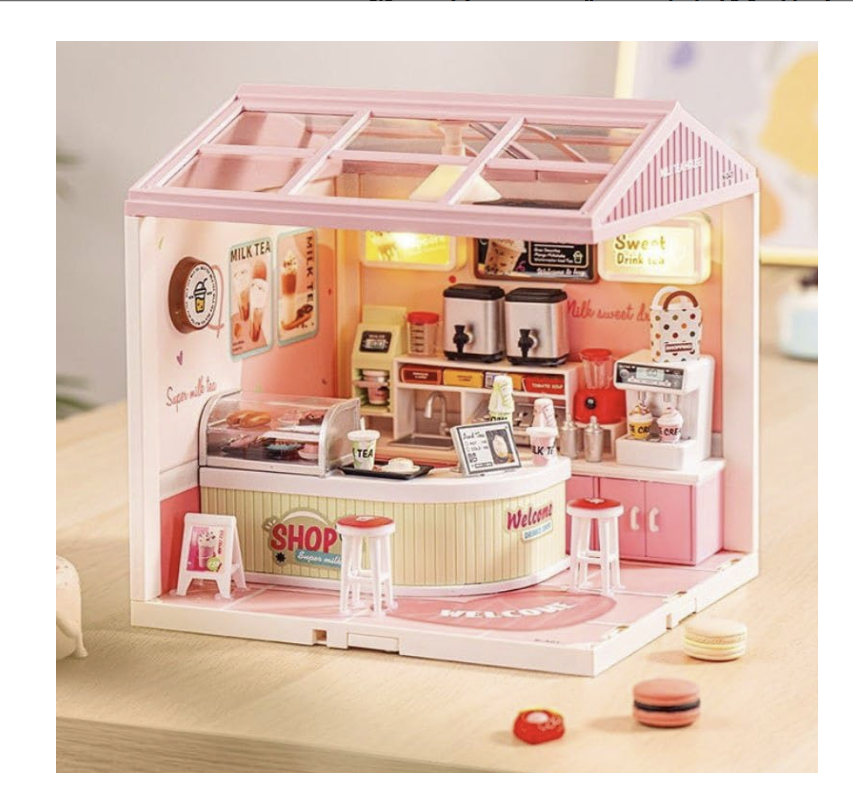 Small Town in Big City – Mini Milk Tea Shop Dollhouse (Mini Milk Tea Shop)