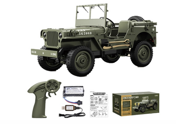 RC Willys Military Jeep 1/10 Scale.