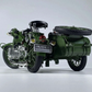 Vintage Military Sidecar Motorcycle (1:10 Scale)