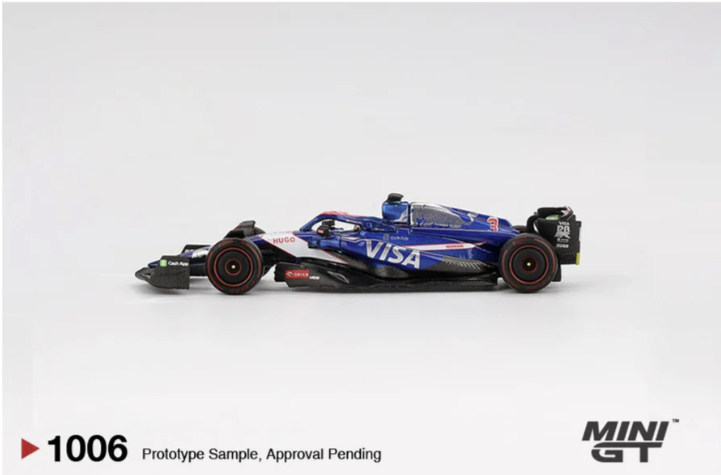 Mini GT 1006: RB VCARB 01 3 Daniel Ricciardo – 2024 F1 Bahrain GP (1:64 Scale).