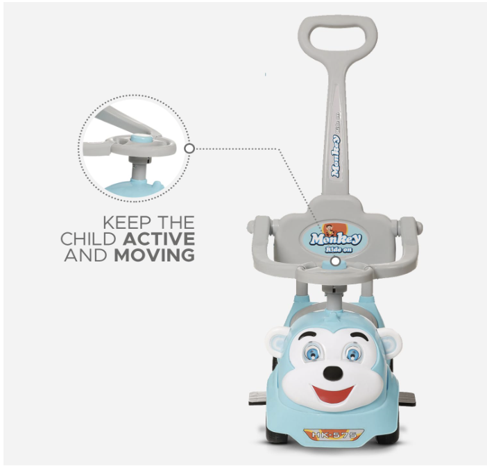 Dash Monkey 3-in-1 Ride-On Car for Kids.