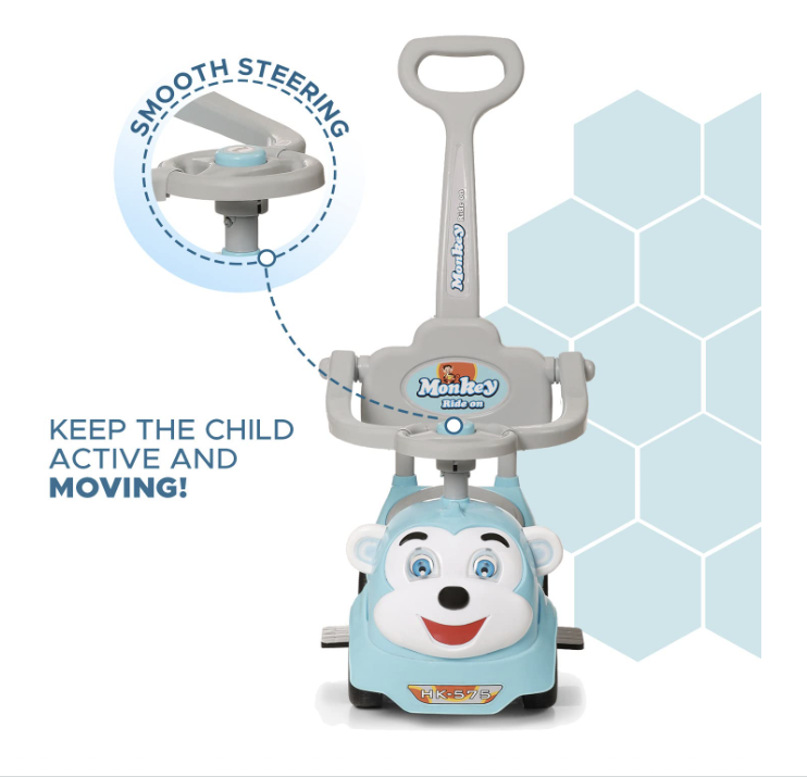 Dash Monkey 3-in-1 Ride-On Car for Kids.