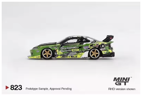 Mini Gt 823 LB- Super Sihouette Nissan s15 SILVIA 555 V2