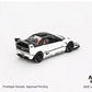 MINI GT 1143 Porsche 911 GT3 R #77+ MINI GT 953  Mazda AZ-1 Liberty Walk LB40 2024 Auto Salon White.