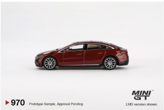 MiniGT  970 - Mercedes-Benz EQS 580 4MATIC Red Metallic
