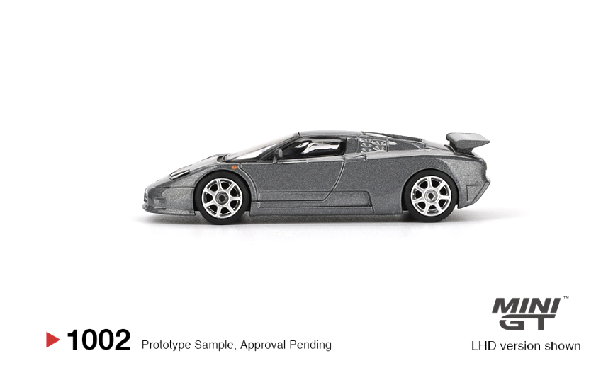 Mini GT 1002 - Bugatti EB110 Super Sport Grigio Scuro