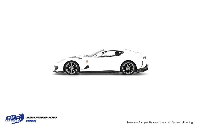 BBR Models Ferrari 812 Competizione Bianco Avus 1:64 Scale