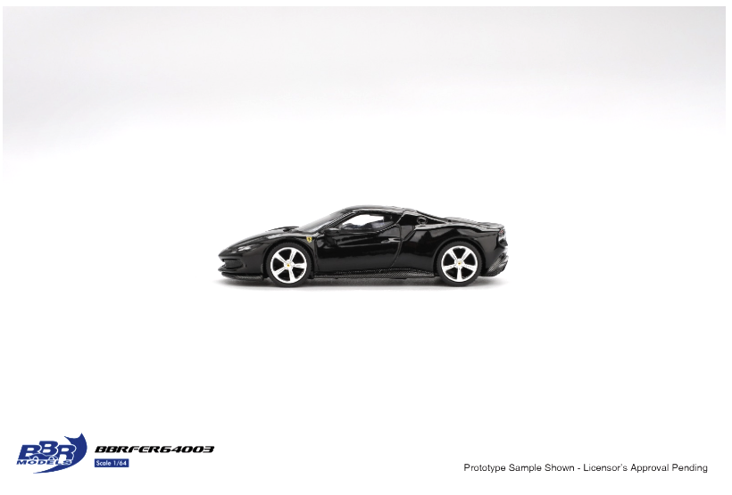 BBR FERRARI 296 GTB NERO DAYTONA