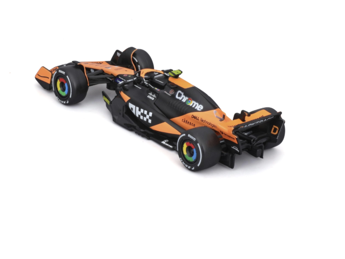 McLaren MCL38 Lando Norris #4 2024 - Realistic 1:43 Scale Model Car Driven by Lando Norris, Official McLaren License,