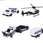 Majorette Police Force Gift Set Toy Vehicles, Die Cast Metal.