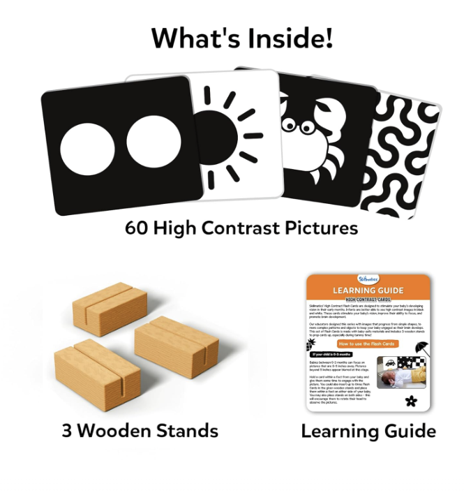 Skillmatics Large Flash Cards for Babies & Infants.
