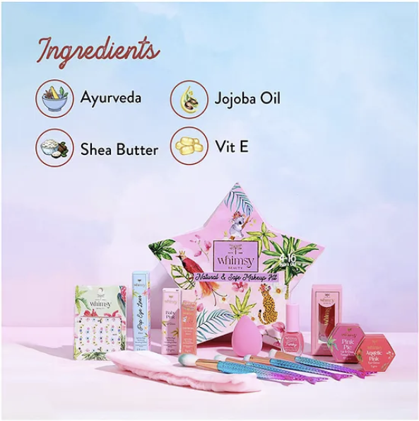 Whimsy Beauty Blossom Beauty Kit (Star Shape) for kids & Teens.
