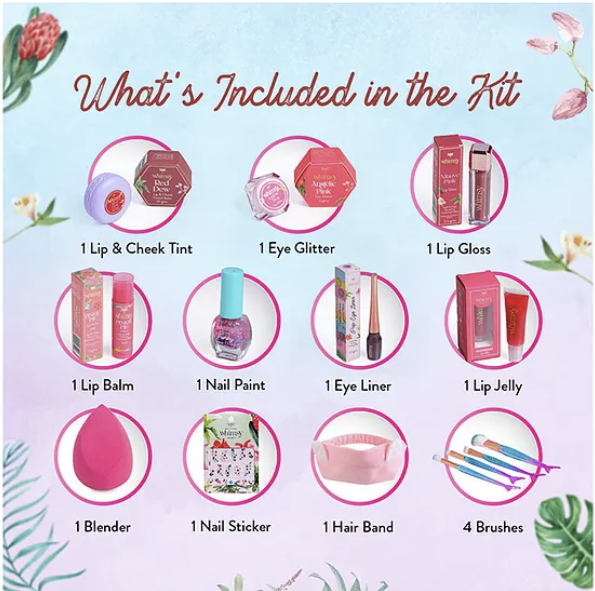 Whimsy Beauty Blossom Beauty Kit (Star Shape) for kids & Teens.