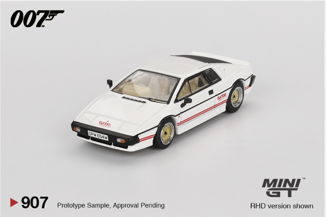 MINIGT 907 Lotus Esprit Turbo White "For Your Eyes Only"