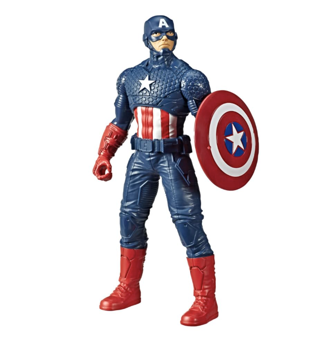 MARVEL Avengers Captain America 9.5‑inch Scale Action Figure.