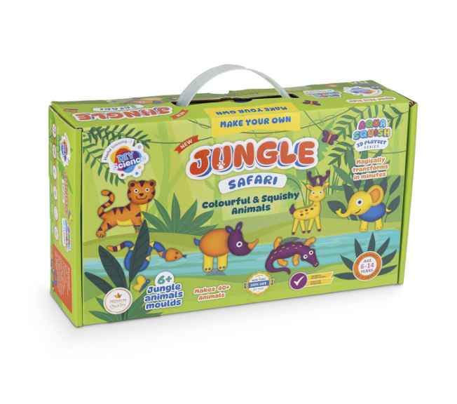 DIYScience® Jungle Safari Aqua Squish KiT Make More Than 40 3D Colour.
