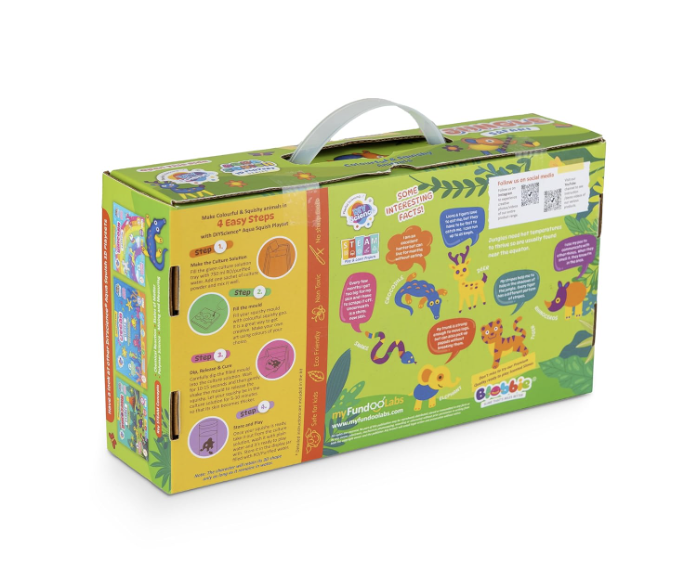 DIYScience® Jungle Safari Aqua Squish KiT Make More Than 40 3D Colour.