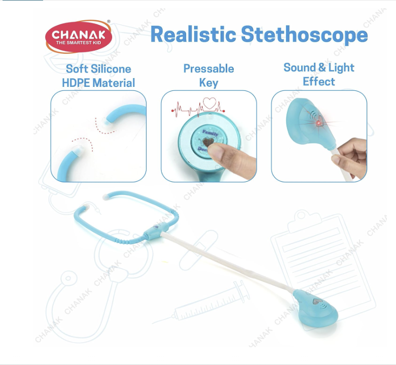 Chanak Premium Doctor Set Trolley (Blue)