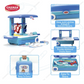 Chanak Premium Doctor Set Trolley (Blue)