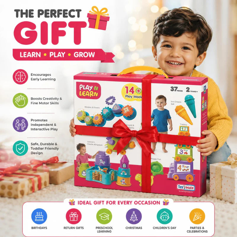 ToyMate Play N Learn 14-in-1 Educational Toy Set.