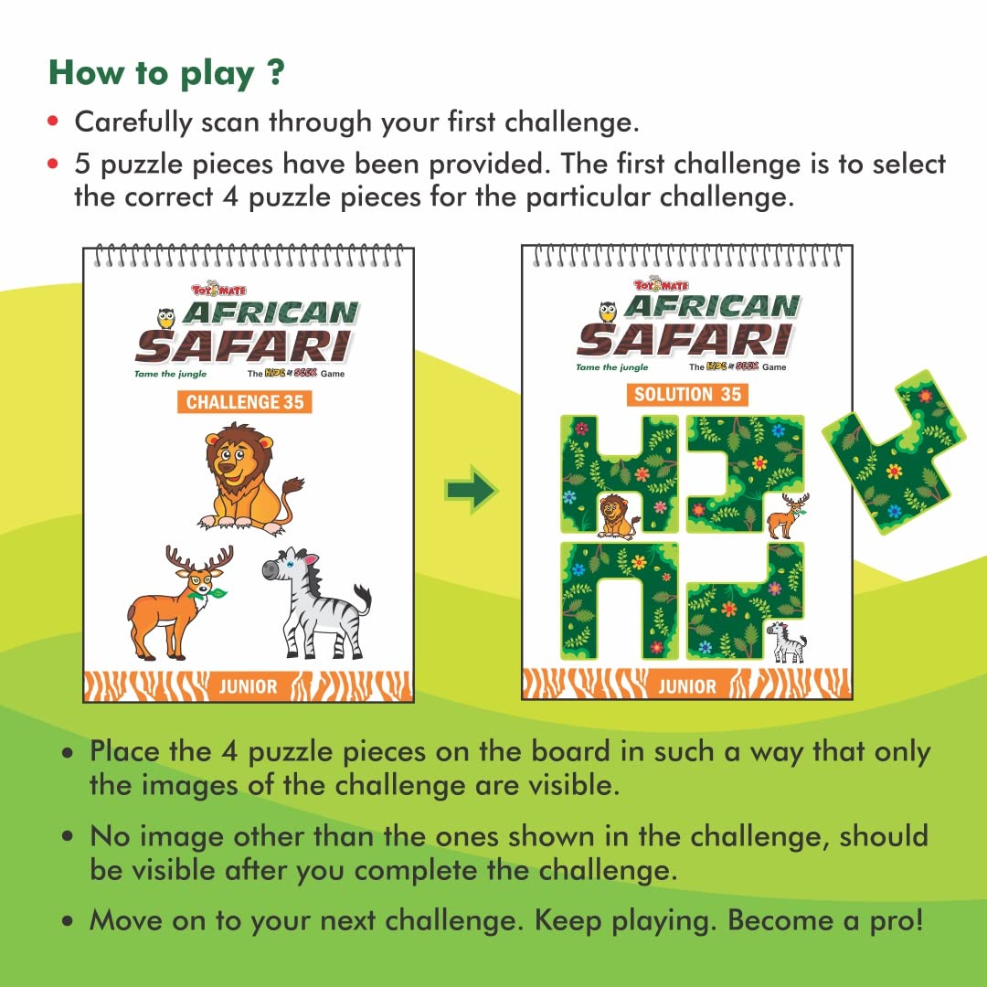 ToyMate African Safari 5-Pcs Puzzle (3+ Years)