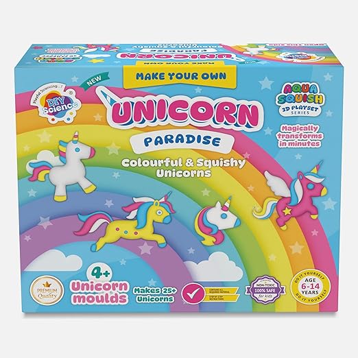 UNICORN PARADISE AQUA SQUISH KIT-DIY