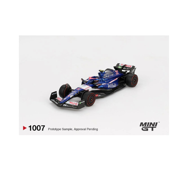 Mini GT 1007: RB VCARB 01 22 Yuki Tsunoda – 2024 F1 Bahrain GP (1:64 Scale)