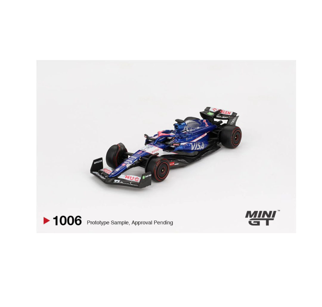 Mini GT 1006: RB VCARB 01 3 Daniel Ricciardo – 2024 F1 Bahrain GP (1:64 Scale).