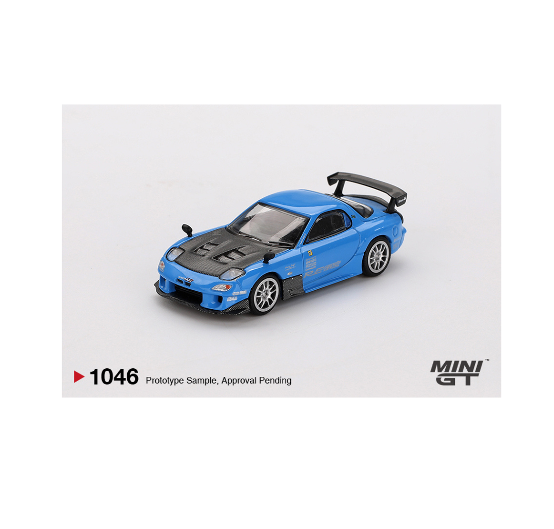 Mini GT 1046 Mazda RX-7 RE Amemiya 20B NA 3-Rotor.
