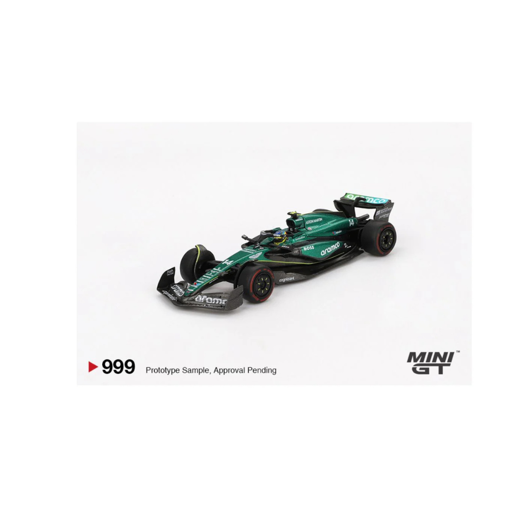 MiniGT 999 – Aston Martin AMR24 14 (Fernando Alonso) | 2024 F1 Bahrain GP