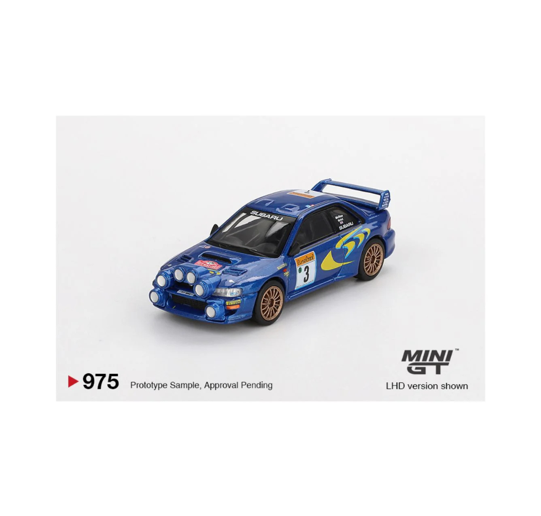 Mini GT 975: Subaru Impreza WRC98 1998 Rally Monte-Carlo 3rd Place #3