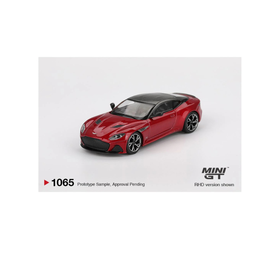 MINI GT - 1065 - Aston Martin DBS Hyper Red