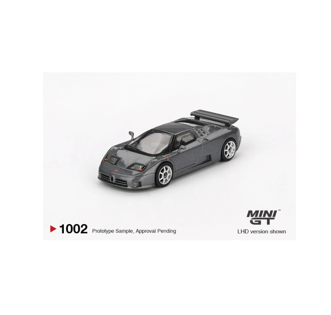 Mini GT 1002 - Bugatti EB110 Super Sport Grigio Scuro