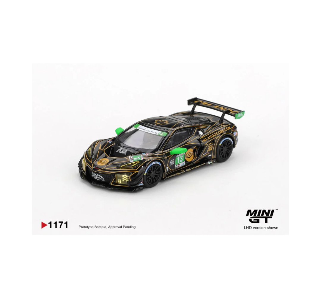 Mini GT 1171 – Chevrolet Corvette Z06 GT3.R 13 AWA (2025 IMSA Daytona 24H)