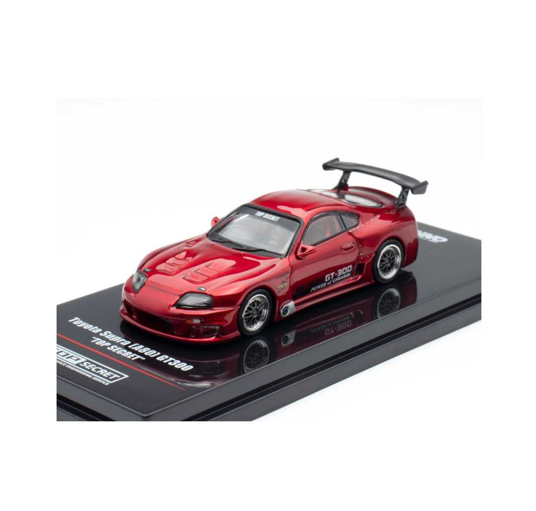 INNO64 TOYOTA SUPRA A80 GT300 TOP SECRET RED